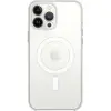 İphone 15 Pro Kılıf Magneticsafe Şeffaf Silikon - Şeffaf