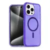 İphone 15 Pro Kılıf  Magsafe Kapak - Mor