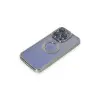 İphone 15 Pro Kılıf Slot Silikon - Gümüş