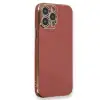 İphone 15 Pro Kılıf Volet Silikon - Kırmızı
