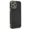 İphone 15 Pro Kılıf Volet Silikon - Siyah