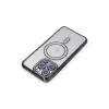 İphone 15 Pro Max Kılıf Joke Simli Magneticsafe Kılıf - Siyah