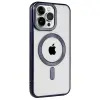 İphone 15 Pro Max Kılıf Kronos Magsafe Kapak - Lacivert