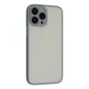 İphone 15 Pro Max Kılıf Montreal Silikon Kapak - Gri