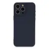 İphone 15 Pro Max Kılıf Nano İçi Kadife Silikon - Lacivert