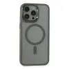 İphone 15 Pro Max Kılıf Room Magneticsafe Silikon - Gri