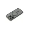 İphone 15 Pro Max Kılıf Room Magneticsafe Silikon - Gri