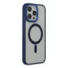 İphone 15 Pro Max Kılıf Room Magneticsafe Silikon - Lacivert