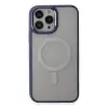 İphone 15 Pro Max Kılıf Room Magneticsafe Silikon - Sierra Blue