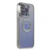 İphone 15 Pro Max Kılıf Slot Silikon - Gümüş