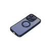 İphone 15 Pro Max Kılıf Slot Silikon - Lacivert