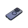 İphone 15 Pro Max Kılıf Slot Silikon - Lacivert