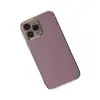 İphone 15 Pro Max Kılıf Volet Silikon - Mor