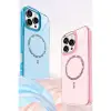 İphone 15 Pro Max Live Diamond Magsafe Kapak - Mavi