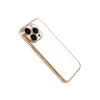 İphone 15 Pro Max Razer Lensli Silikon - Gold