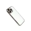 İphone 15 Pro Max Razer Lensli Silikon - Titan Gri