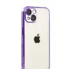 İphone 15 Razer Lensli Silikon - Mor