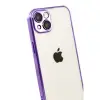 İphone 15 Razer Lensli Silikon - Mor