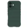 İphone 16 Kılıf Optimum Silikon - Koyu Yeşil