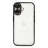 İphone 16 Kılıf Razer Lensli Silikon - Siyah