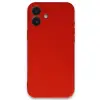 İphone 16 Plus Kılıf First Silikon - Kırmızı