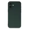 İphone 16 Plus Kılıf First Silikon - Koyu Yeşil