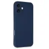 İphone 16 Plus Kılıf First Silikon - Lacivert