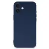 İphone 16 Plus Kılıf First Silikon - Lacivert