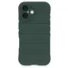 İphone 16 Plus Kılıf Optimum Silikon - Koyu Yeşil