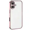 İphone 16 Plus Kılıf Razer Lensli Silikon - Pembe