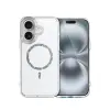 İphone 16 Plus Live Diamond Magsafe Kapak - Şeffaf