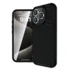 İphone 16 Pro Kılıf Auto Focus Karbon Kapak - Siyah