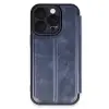 İphone 16 Pro Kılıf Flip Cover - Lacivert