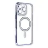 İphone 16 Pro Kılıf Joke Simli Magneticsafe Kılıf - Mavi