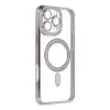 İphone 16 Pro Kılıf Joke Simli Magneticsafe Kılıf - Pembe