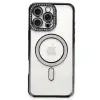 İphone 16 Pro Kılıf Joke Simli Magneticsafe Kılıf - Siyah