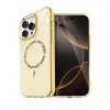 İphone 16 Pro Live Diamond Magsafe Kapak - Sarı
