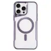 İphone 16 Pro Max Kılıf Boyi Magsafe Silikon Kapak - Derin Mor