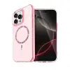 İphone 16 Pro Max Live Diamond Magsafe Kapak - Pembe