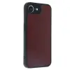 İphone 16e Kılıf Aras Deri Kapak - Bordo