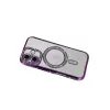 İphone 17 Joke Simli Magneticsafe Kılıf - Derin Mor
