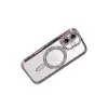 İphone 17 Joke Simli Magneticsafe Kılıf - Pembe