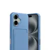 İphone 17 Kelvin Kartvizitli Silikon - Mavi