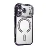 İphone 17 Pro Joke Simli Magneticsafe Kılıf - Derin Mor