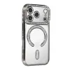 İphone 17 Pro Joke Simli Magneticsafe Kılıf - Gümüş