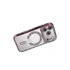 İphone 17 Pro Joke Simli Magneticsafe Kılıf - Pembe