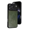 İphone 17 Pro Max Aras Deri Kapak - Yeşil