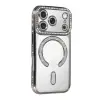 İphone 17 Pro Max Joke Simli Magneticsafe Kılıf - Gümüş