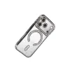 İphone 17 Pro Max Joke Simli Magneticsafe Kılıf - Gümüş