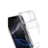 İphone 17 Pro Max Kart Şeffaf Silikon - Şeffaf